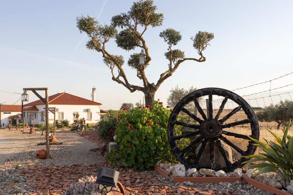 Courtyard T0 Studio Farmhouse Apartment in Extremadura, Spain