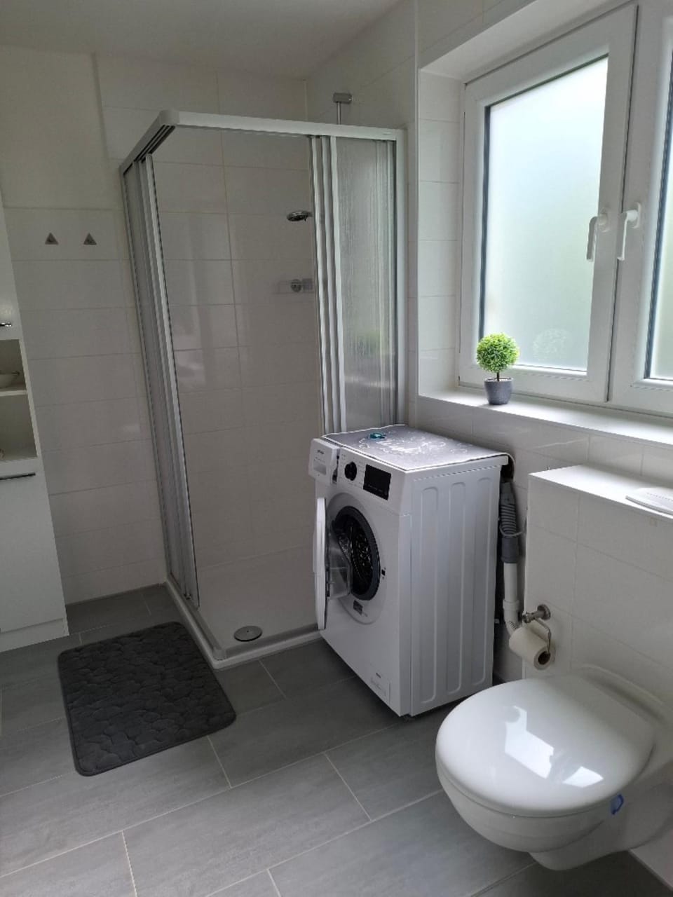 Shower, Toilet, washing machine