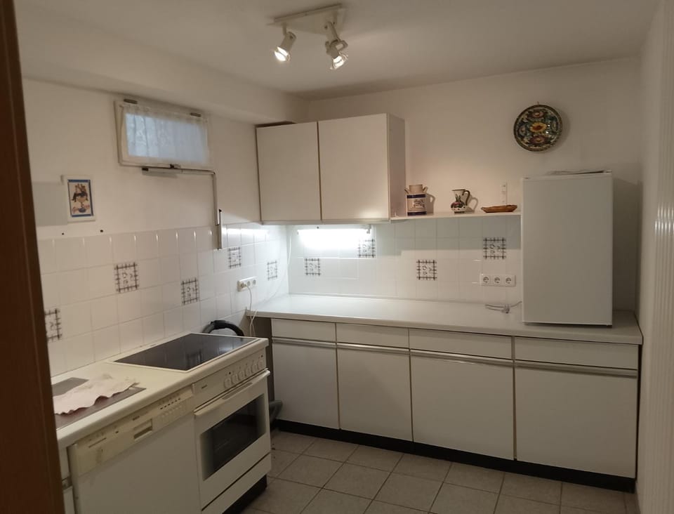Kitchen or kitchenette, oven, stove