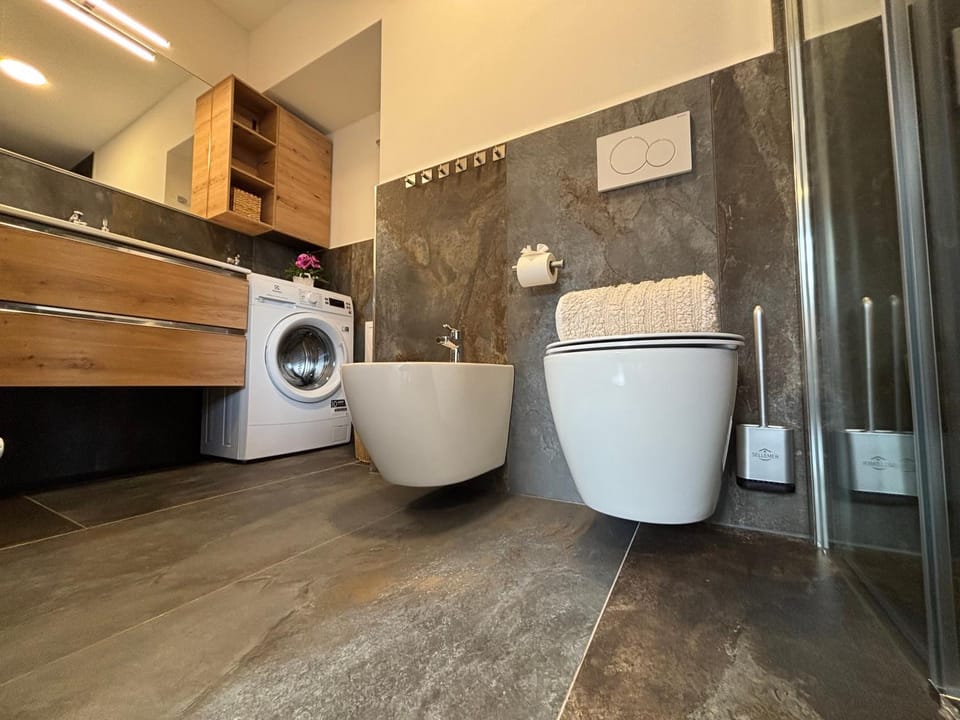 Toilet, Bathroom, washing machine