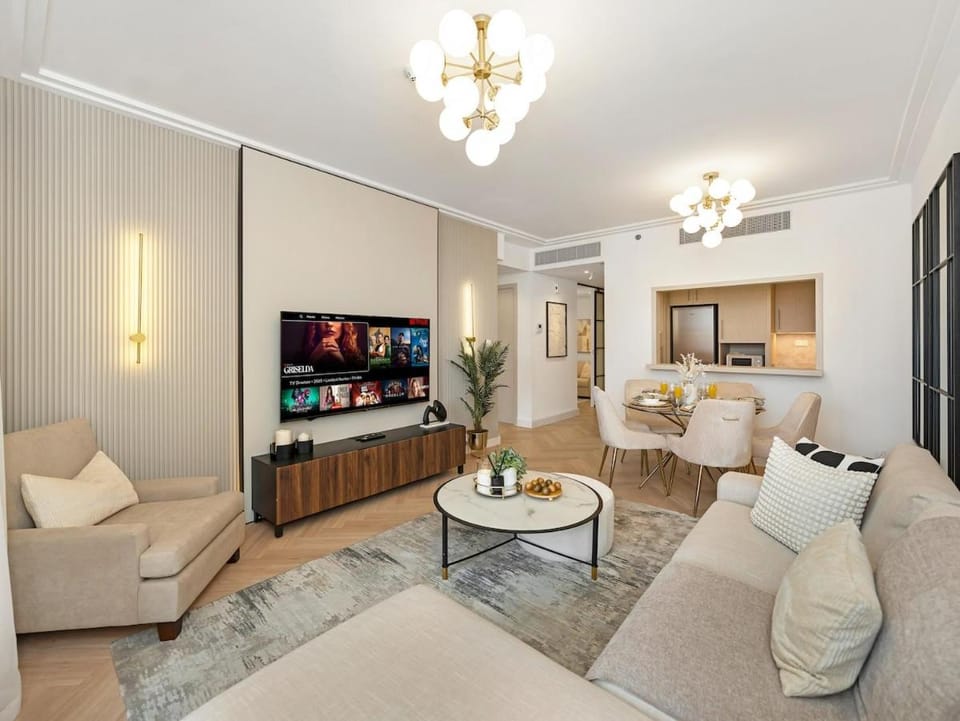 Kensington 1BR plus Study Burj View-Dubai Mall connect Apartment in Dubai