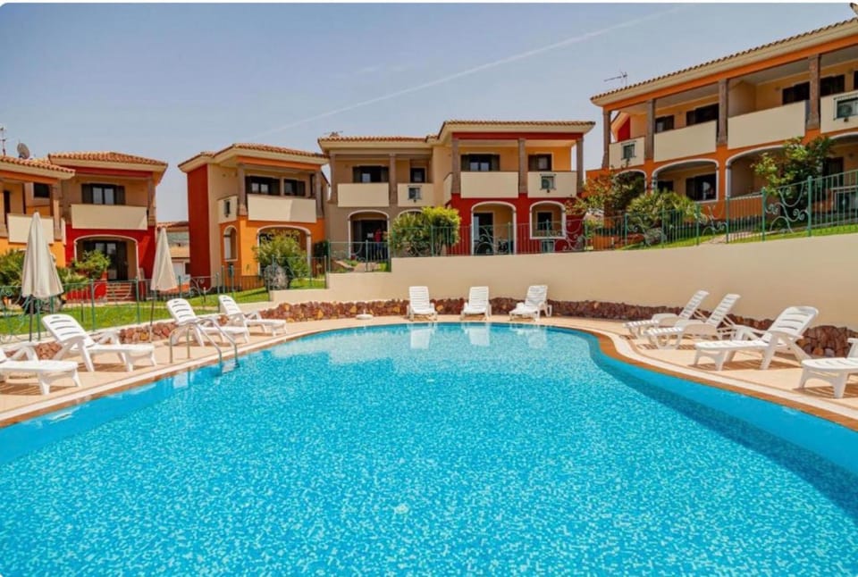 Property building, Living room, Swimming pool
