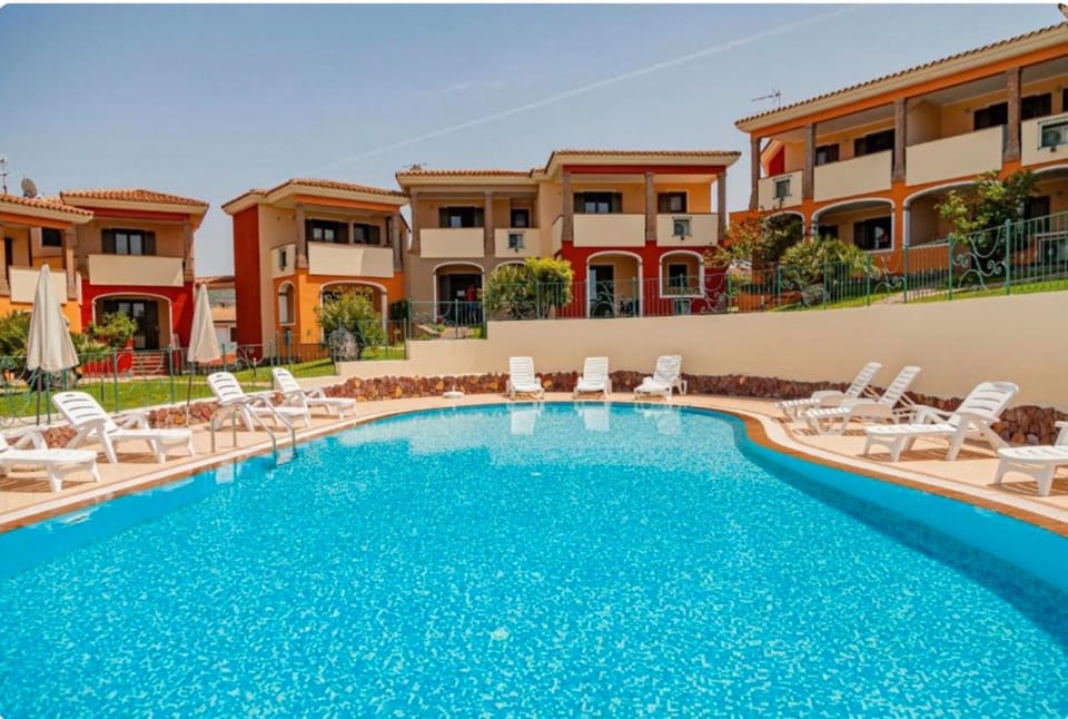 Property building, Living room, Swimming pool