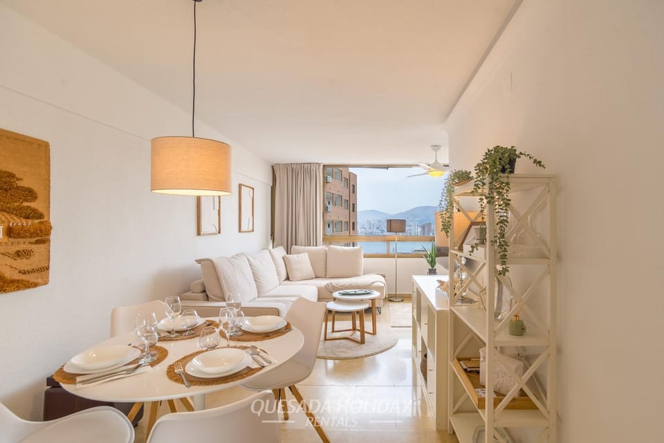 Living room, Dining area, Sea view