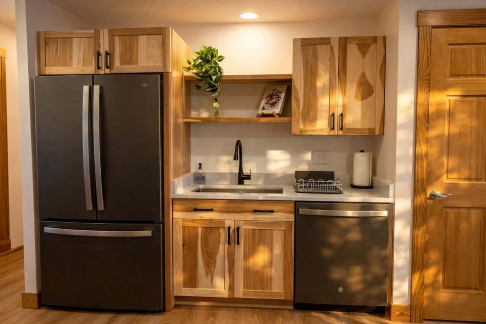 Kitchen or kitchenette, kitchen