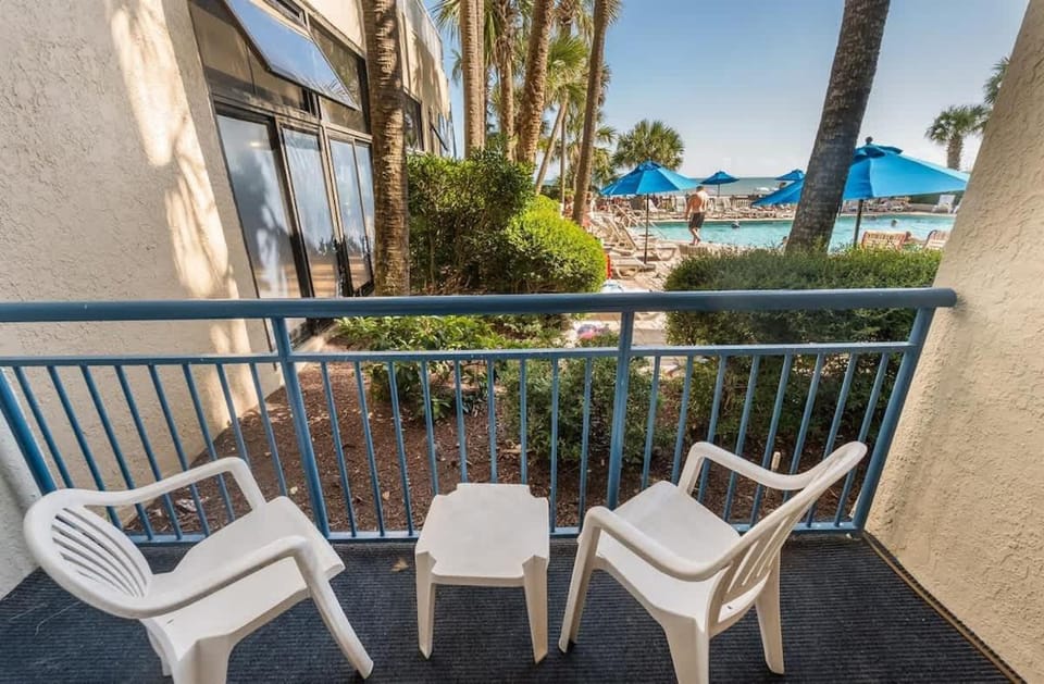 Heated pools and direct oceanfront at Coral Beach House in Myrtle Beach
