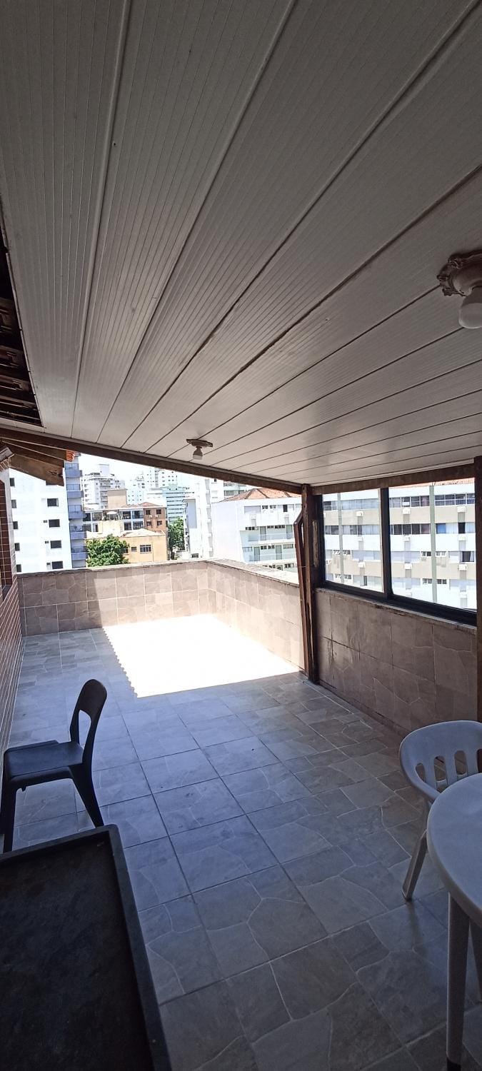 Apartamento com terraço 200m da praia Apartment in State of São Paulo
