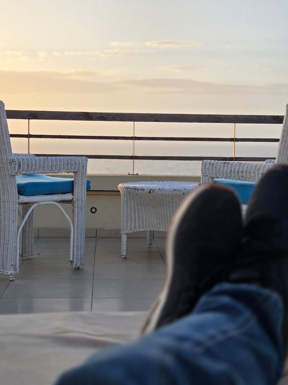 Patio, Natural landscape, Balcony/Terrace, Sea view