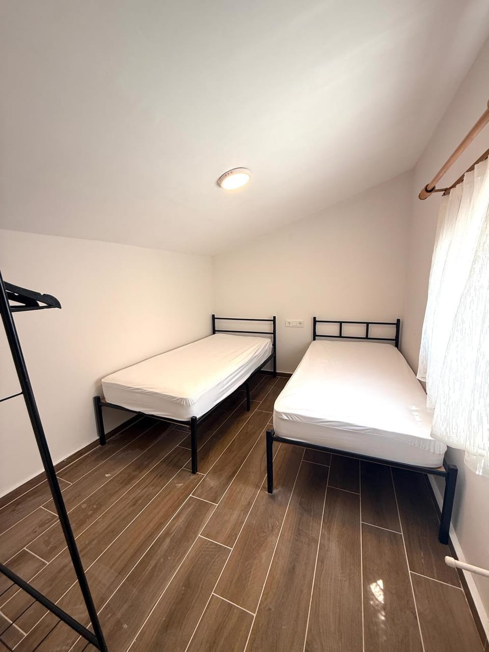 Photo of the whole room, bunk bed