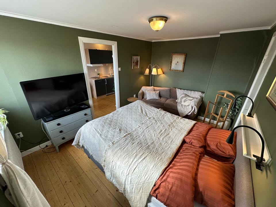Bed, TV and multimedia, Bedroom
