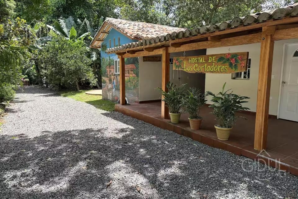 Comfy Bedroom in a hostal at Coatepeque lake Bed and Breakfast in La Libertad Department, El Salvador