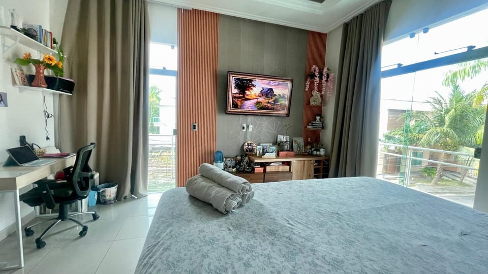 No centro com segurança e lazer para 13 pessoas House in Belém