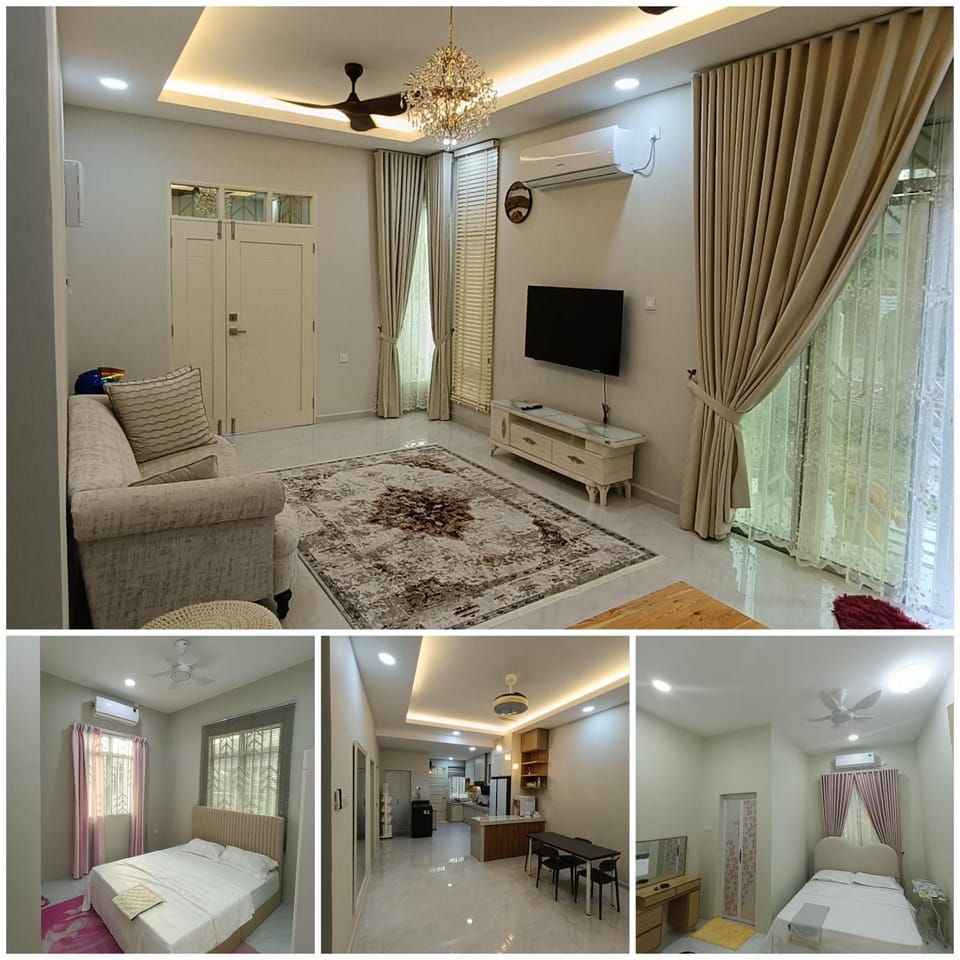 Bed, TV and multimedia, Living room, Seating area, Bedroom