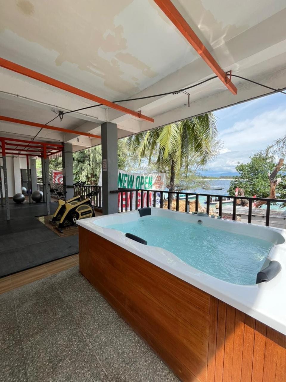 Hot Tub, View (from property/room), Pool view