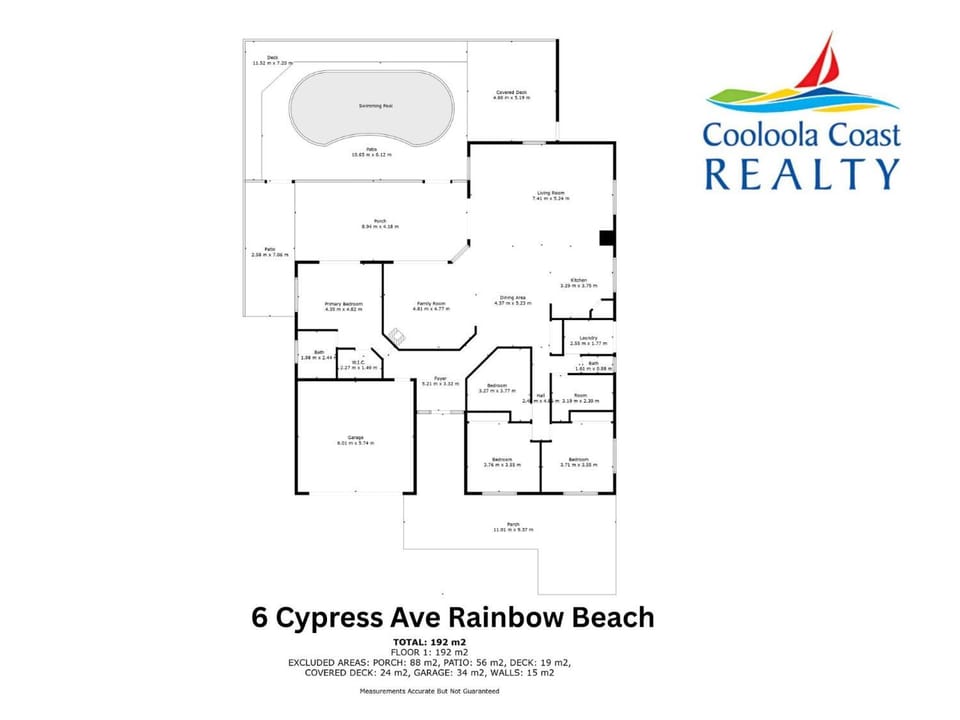 6 Cypress Avenue - Rainbow Beach. Pool. Pets. Aircon.Wifi House in Rainbow Beach