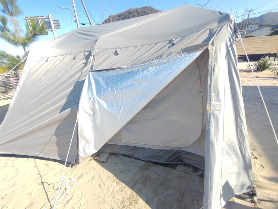 iwado base Luxury tent in Japan
