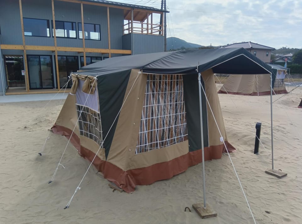 iwado base Luxury tent in Japan