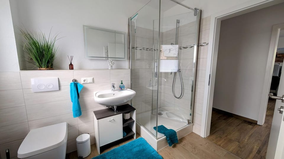 Bathroom, Living room