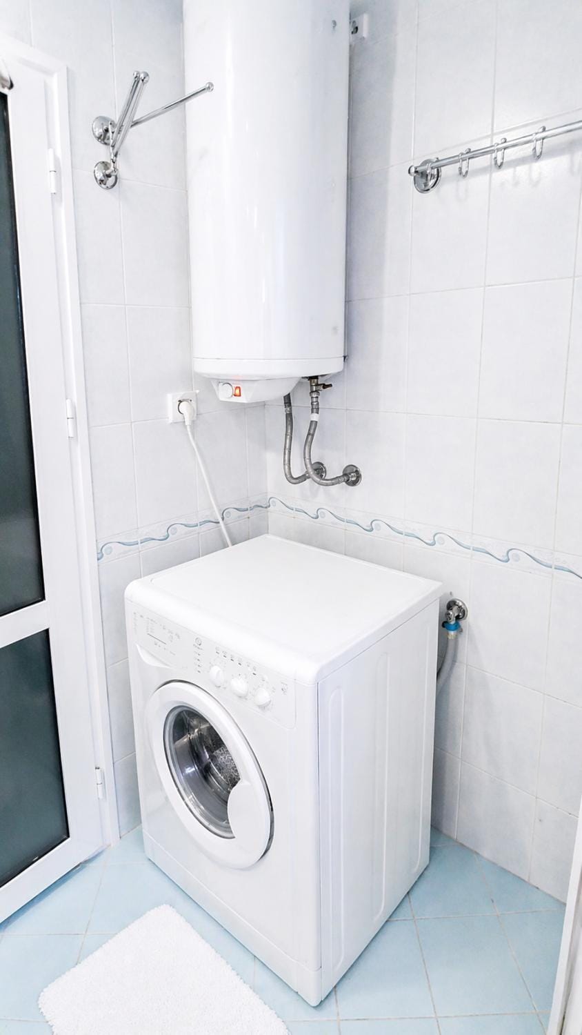 Bathroom, washing machine