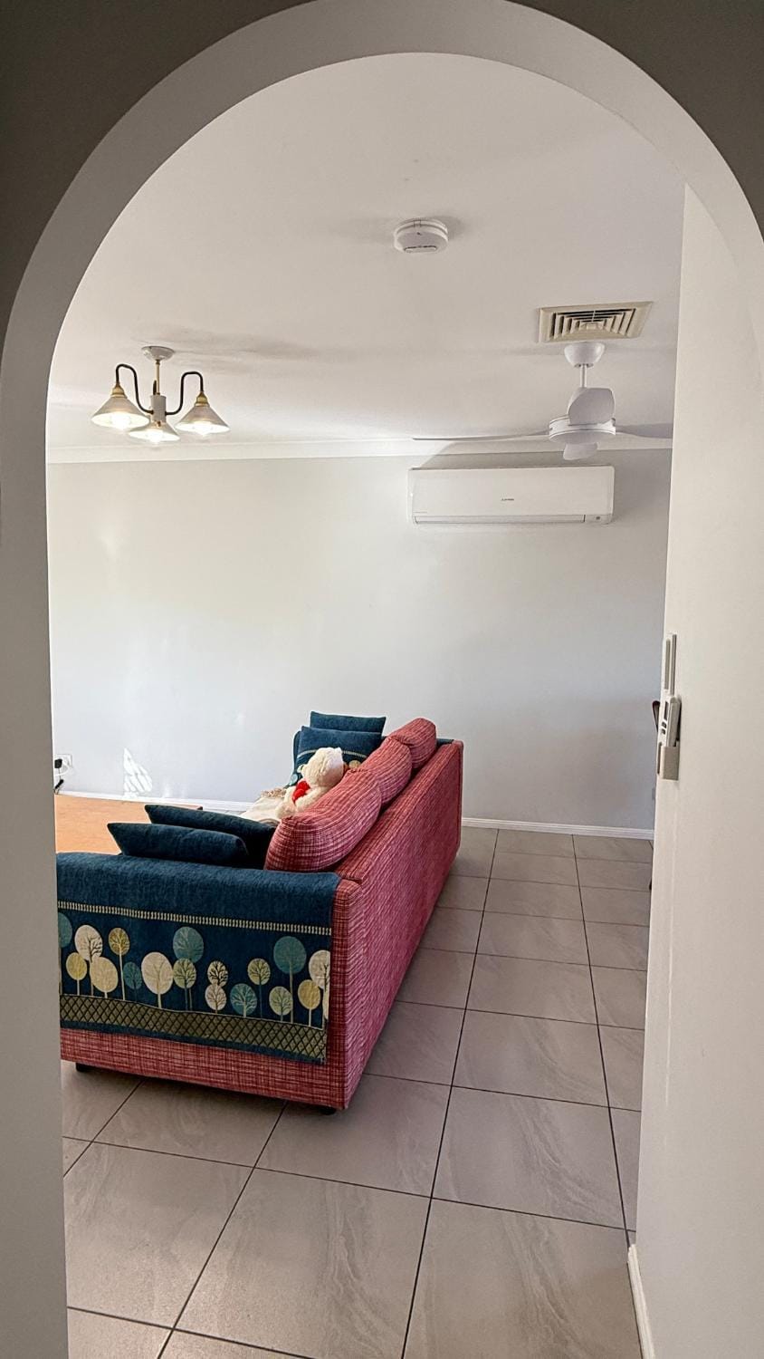 Living room, air conditioner