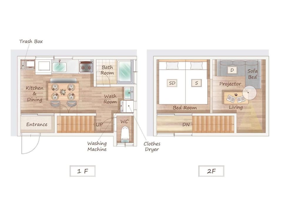 Japan Tokyo Ueno Ikebukuro private house 5Ppl 3Bed 37m2 for Family Apartment in Saitama Prefecture