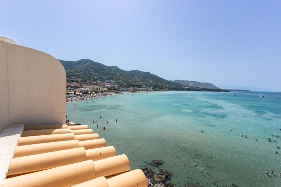 Natural landscape, Beach, Mountain view, Sea view