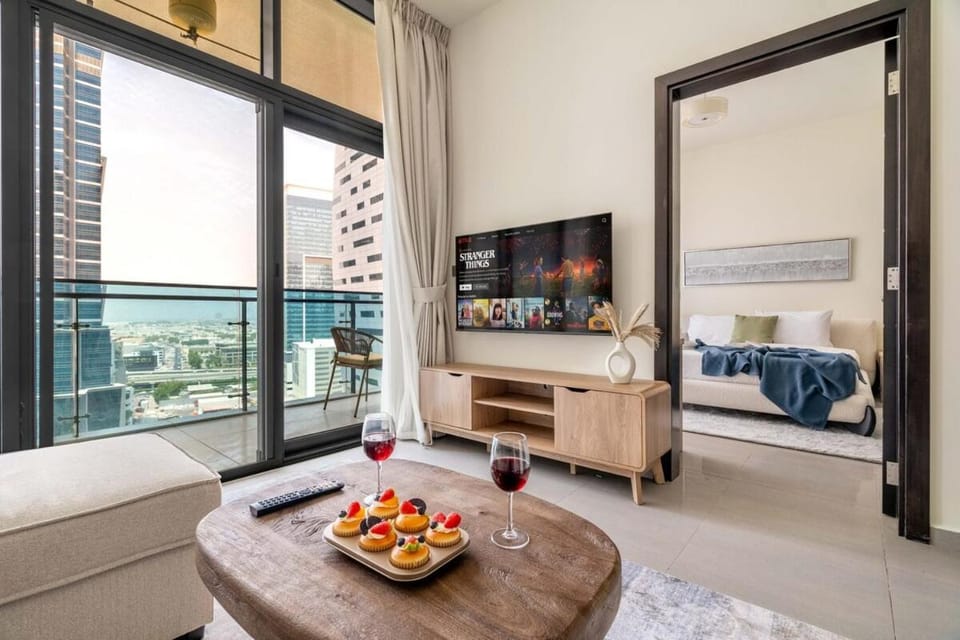 DAYF-MER Stylish 1Bed in central location Business Bay Apartment in Dubai