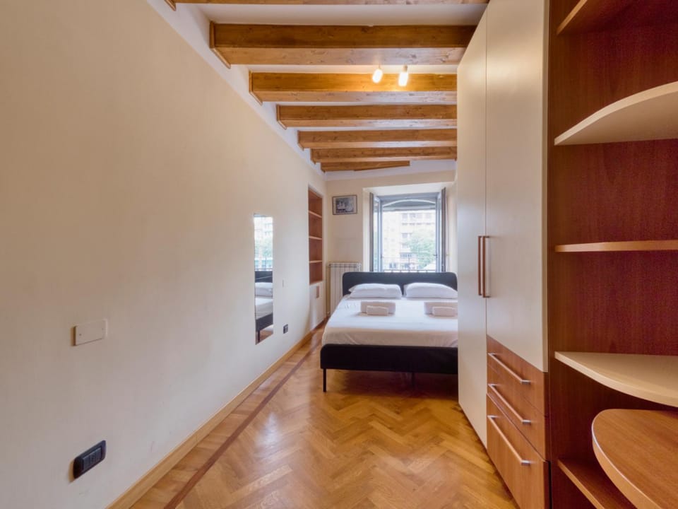 Bed, Bedroom, wardrobe