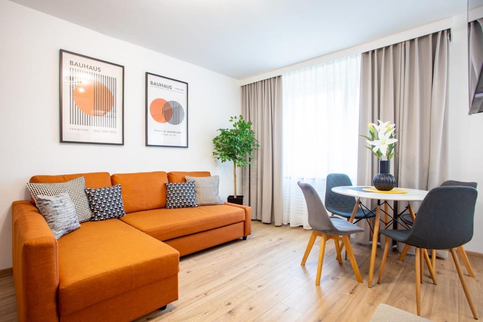 Living room, Seating area, Dining area