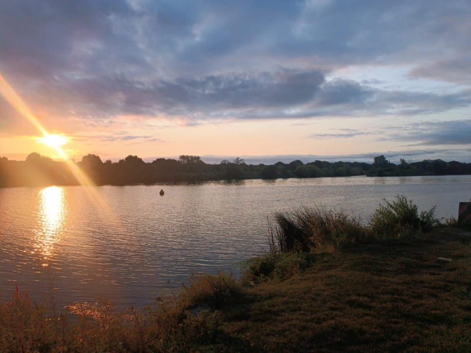 Day, Natural landscape, Lake view, River view, Sunset