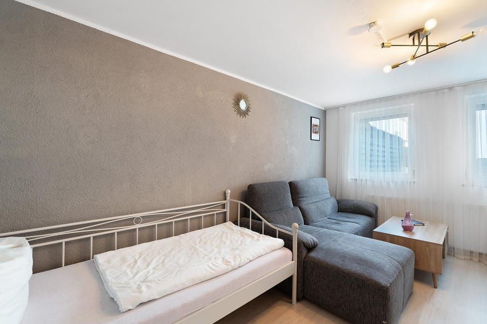 Property building, Living room, Bedroom
