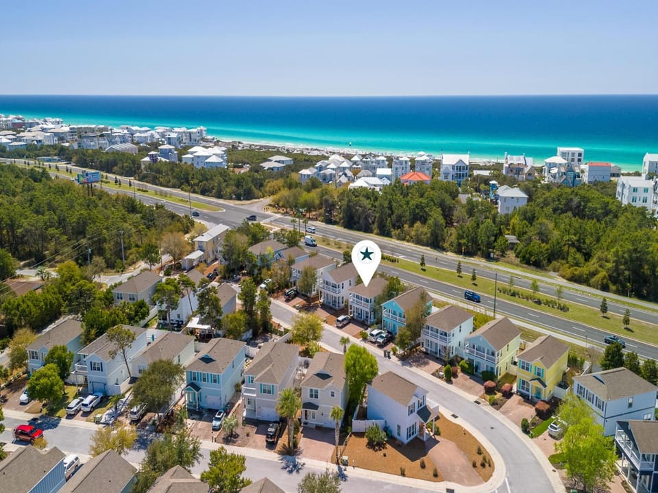 Neighbourhood, Bird's eye view, Beach, Sea view