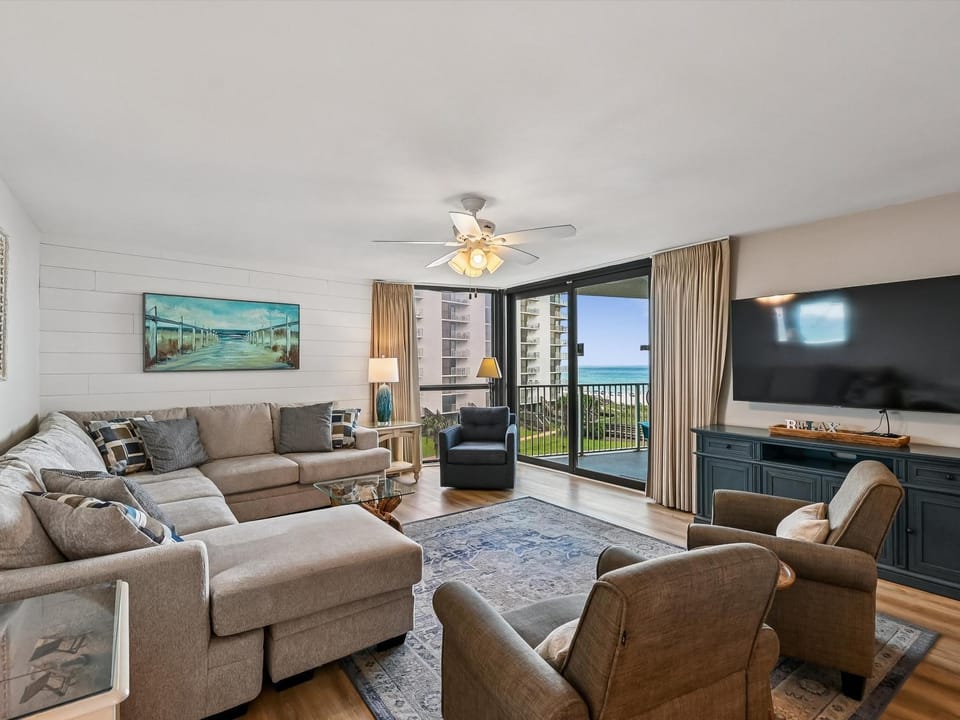 TV and multimedia, Balcony/Terrace, Living room, Seating area, Sea view