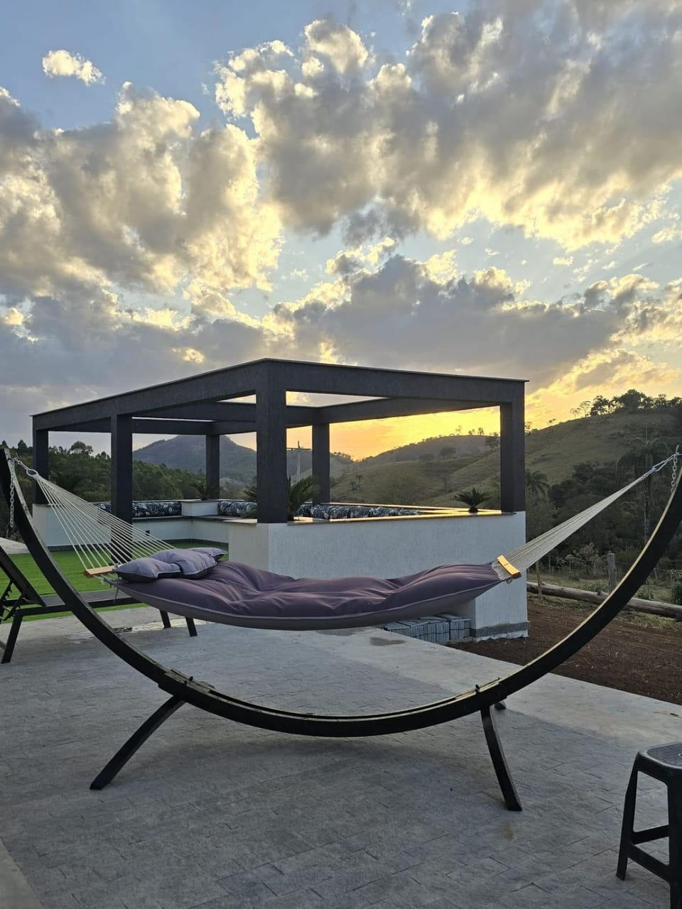Patio, Day, Natural landscape, View (from property/room), Sunset, sunbed