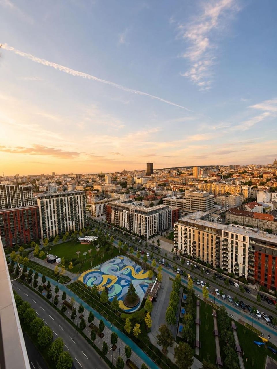 Nearby landmark, Day, Bird's eye view, City view