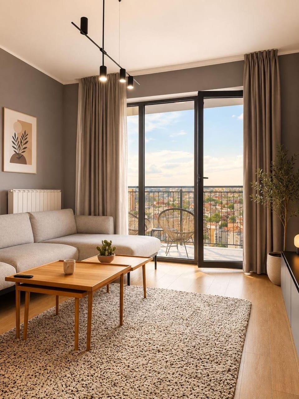 View (from property/room), Balcony/Terrace, Living room, Seating area