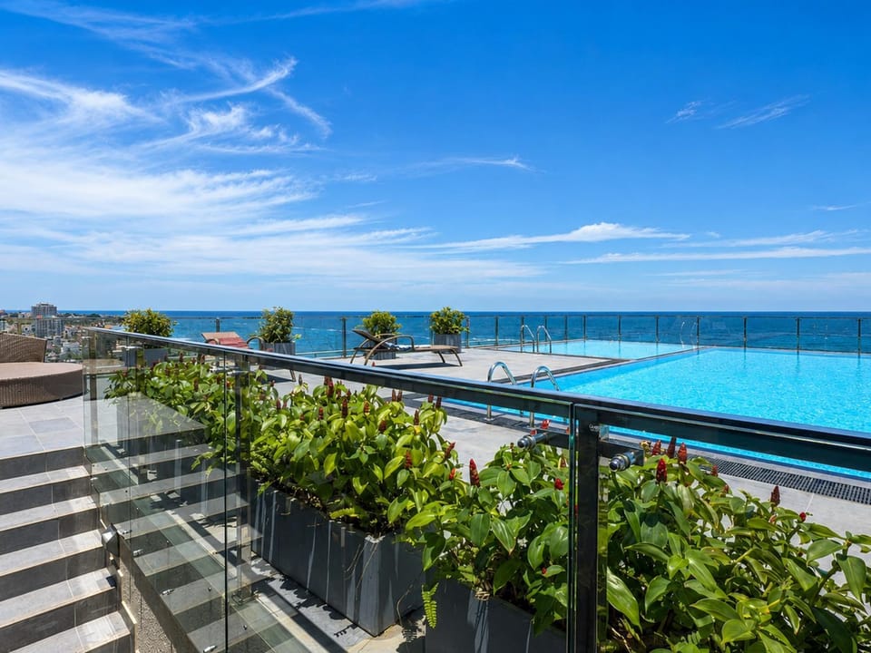 Pool view, Sea view, Swimming pool