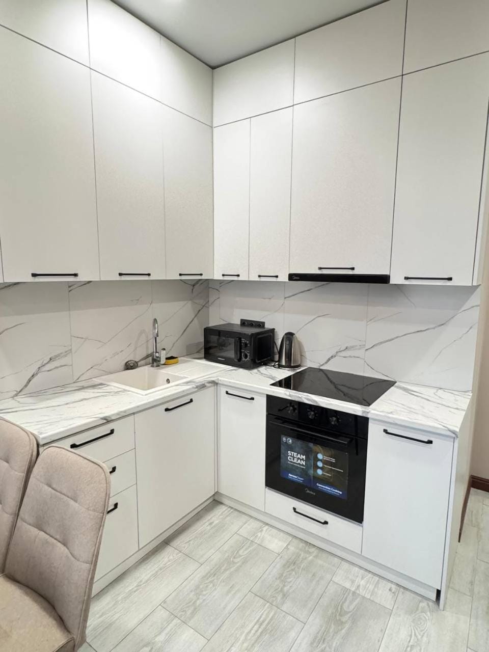 In the very center of the city near the mega park and walking distance to the Arbat Apartment in Almaty