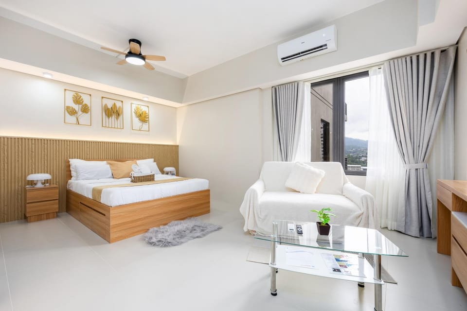 Bed, Photo of the whole room, air conditioner