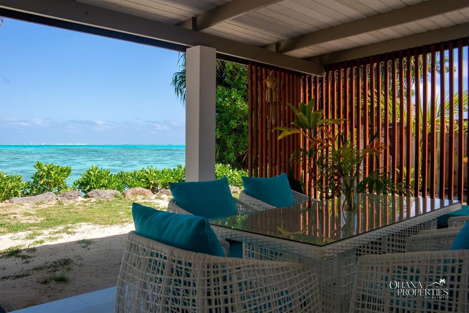 Fare Nalu - 2BR Beach Bungalow Villa in Moorea-Maiao