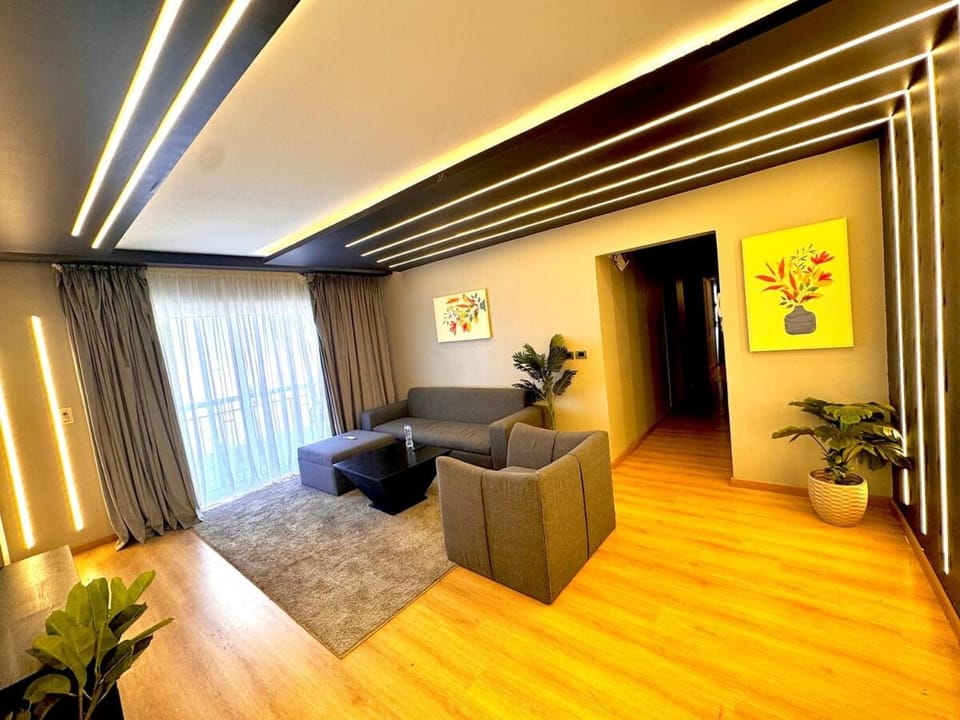 124-3-43 · Hidden Gem Madinaty+5GWifi&Stunning Patio+ (VIEW) Apartment in Cairo Governorate