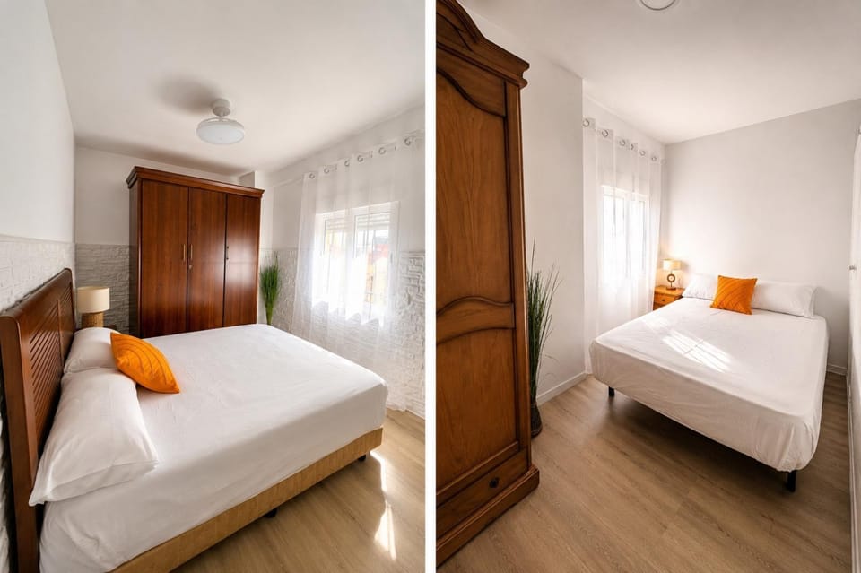 Photo of the whole room, Bedroom