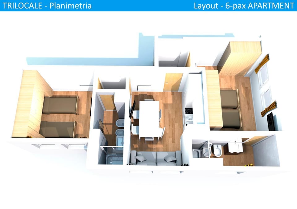 Photo of the whole room, Floor plan
