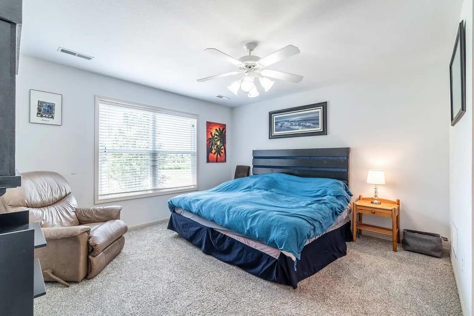 Secluded Luxury Stay with Pond Pool & Playset House in Fort Wayne