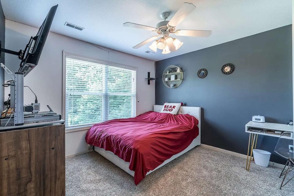 Secluded Luxury Stay with Pond Pool & Playset House in Fort Wayne