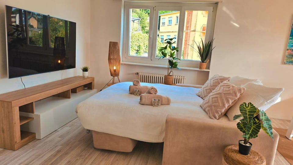 Bed, TV and multimedia