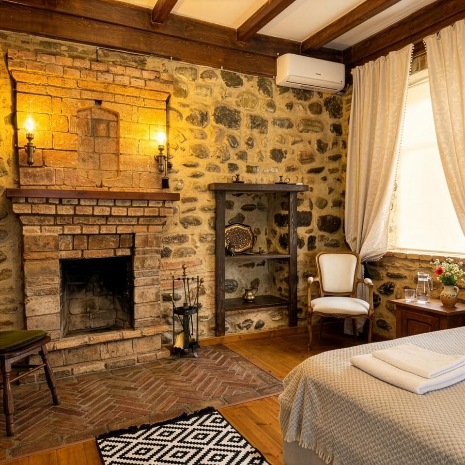 Bed, Photo of the whole room, Seating area, Bedroom