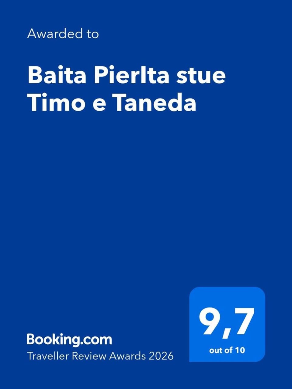 Baita Pierita stue Timo e Taneda Apartment in Bormio