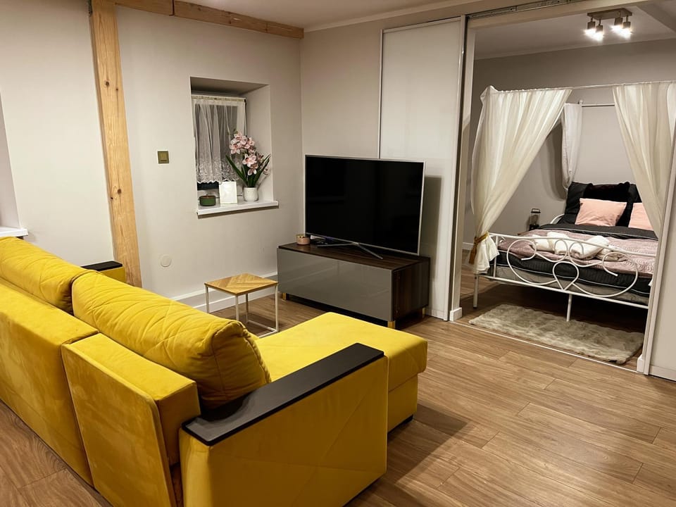 Bed, TV and multimedia, Living room, Photo of the whole room, Seating area, Evening entertainment, Bedroom