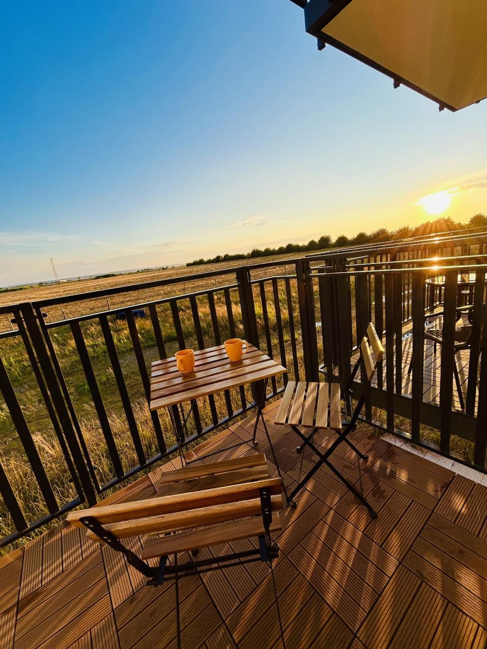 View (from property/room), Balcony/Terrace, Sunrise, Sunset